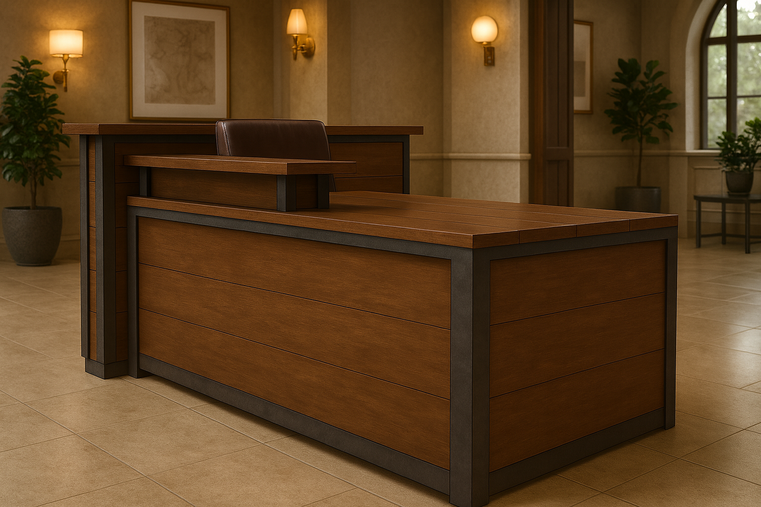 M Reception Desk