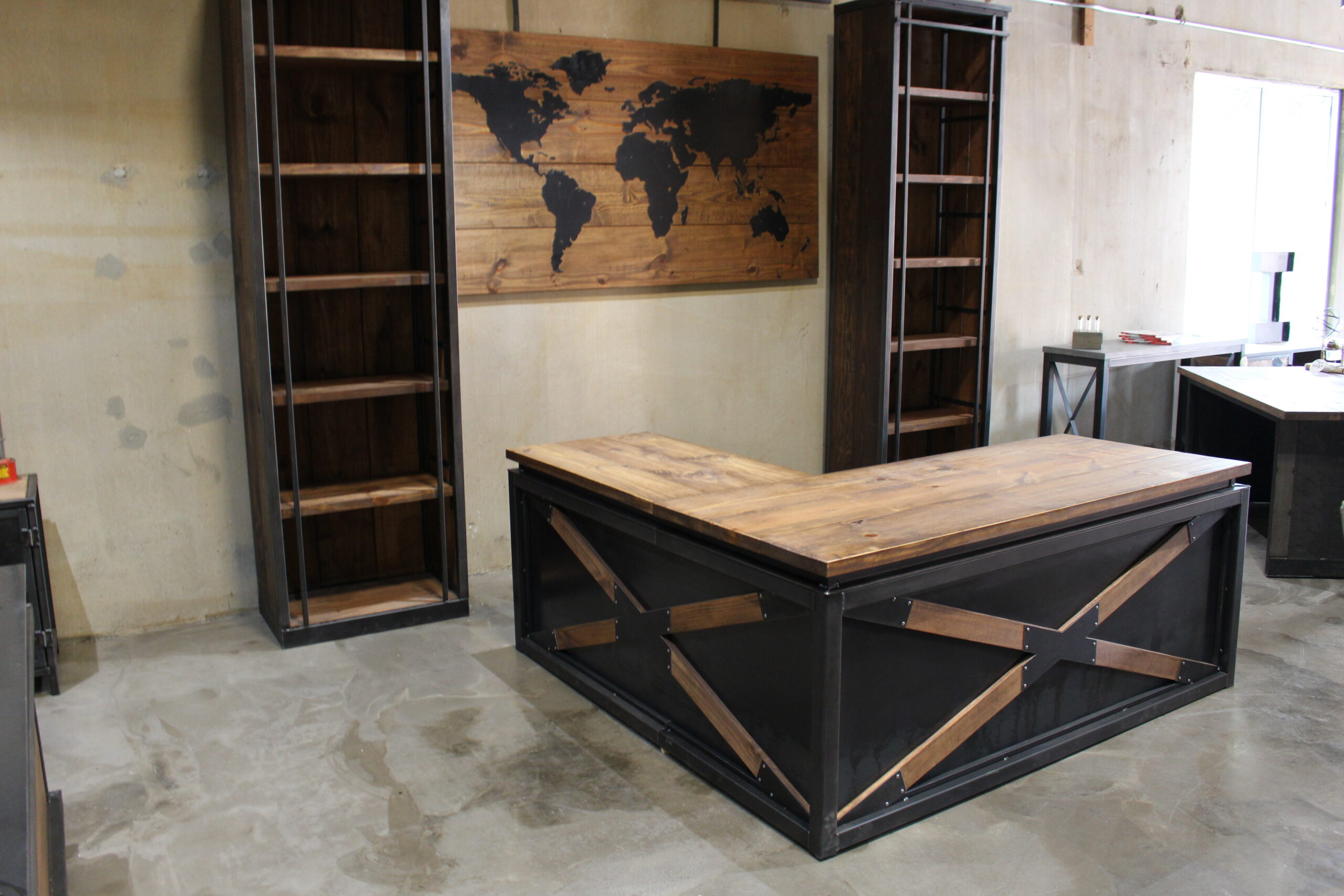 Example Custom L-Shaped Desk