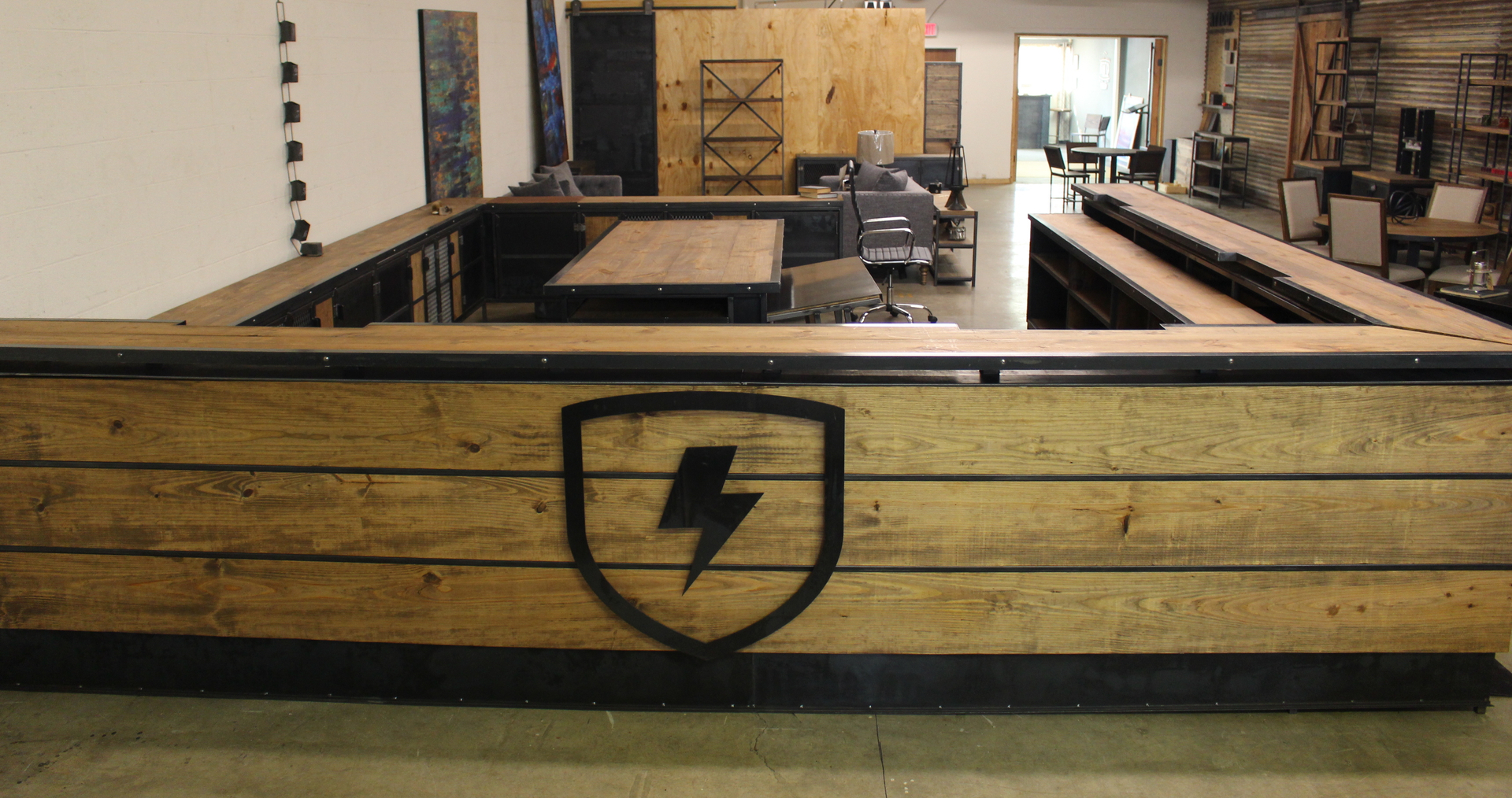 Example Custom Reception Desk