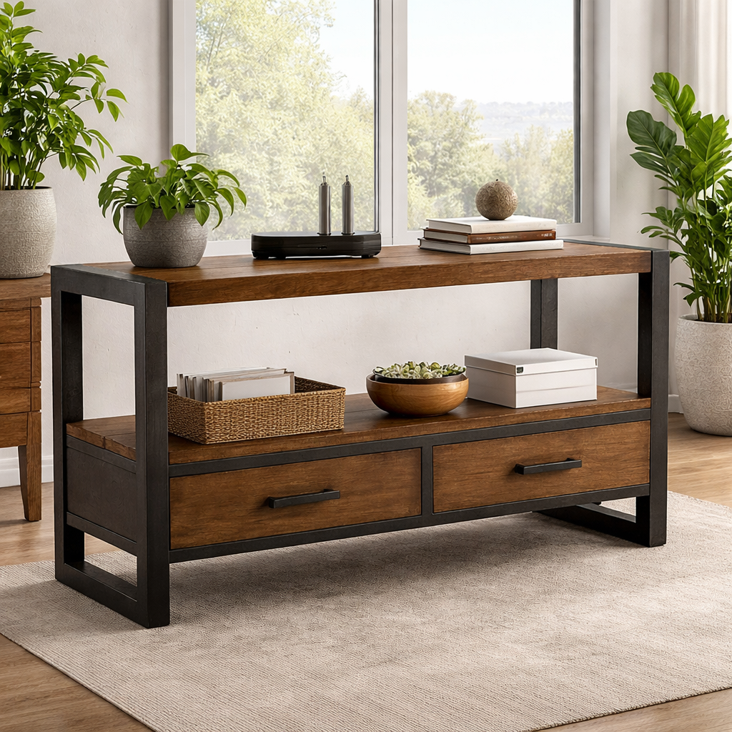 2 Drawer Console